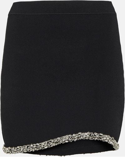 Jonathan Simkhai Cary Crystal-embellished Miniskirt - Black