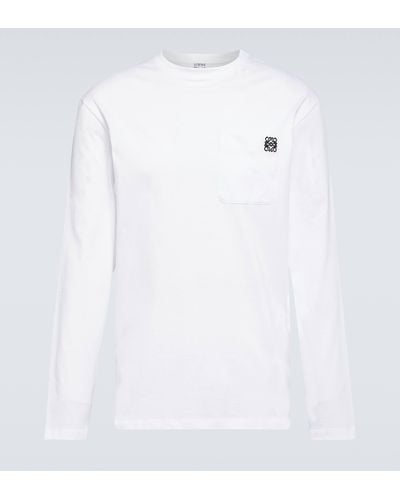 Loewe Anagram Cotton Jersey T-shirt - White