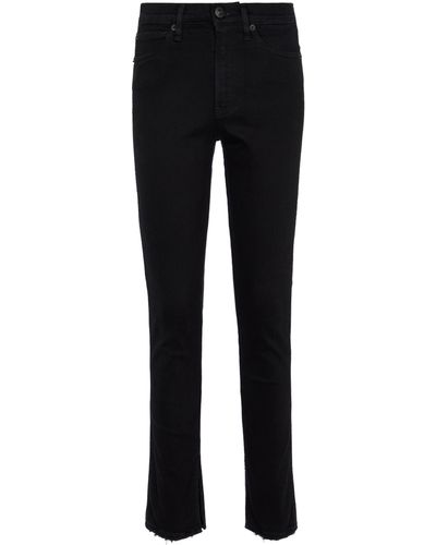 3x1 Kaya Skinny Split-cuff Jeans - Black