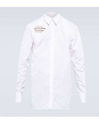 Givenchy Harness Cotton Poplin Shirt - White