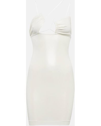 Nensi Dojaka Cutout Bodycon Minidress - White