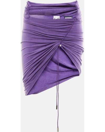 Jacquemus La Jupe Espelho Court Miniskirt - Purple
