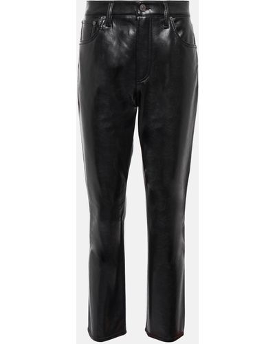 Citizens of Humanity Jolene High-rise Slim-fit Pants - Black