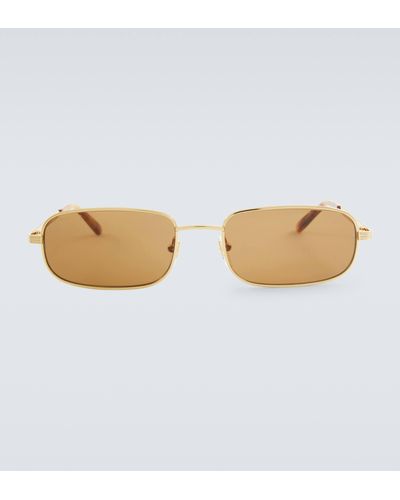 Gucci Rectangular Sunglasses - Metallic
