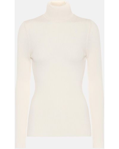 Wolford Wool Turtleneck Sweater - White