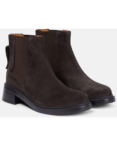 See By Chloé Bonni Suede Ankle Boots - Brown