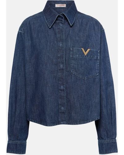 Valentino Chambray Shirt - Blue