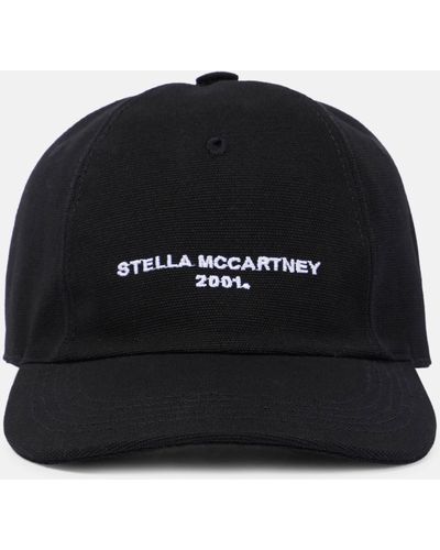 Stella McCartney Embroidered Logo Baseball Cap - Black