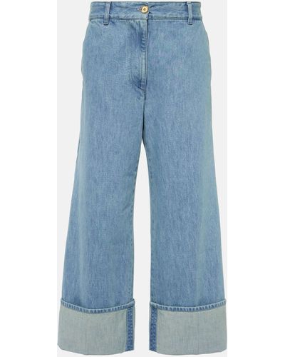 Patou Wide-leg Jeans - Blue
