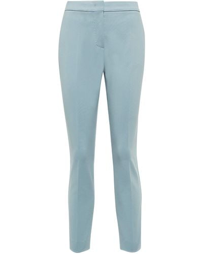 Max Mara Pegno High-rise Slim Jersey Pants - Blue