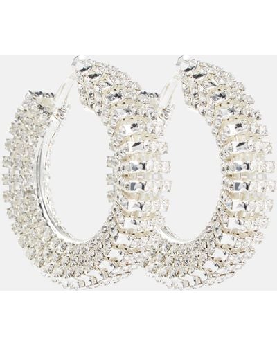 Magda Butrym Crystal-embellished Earrings - White