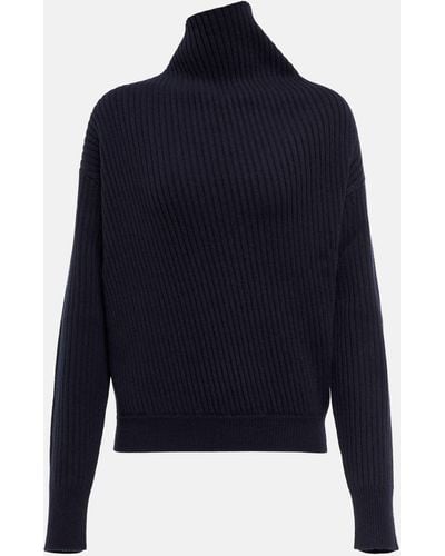 Loro Piana Ribbed-knit Sweater - Blue
