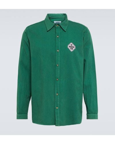 Adish X The Inoue Brothers Cotton Shirt - Green