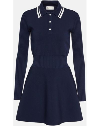 Tory Burch Shirt Minidress - Blue