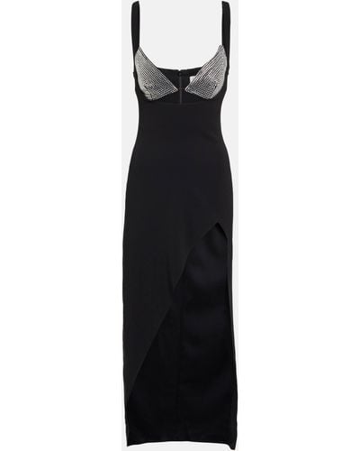 GIUSEPPE DI MORABITO Crystal-embellished Maxi Dress - Black