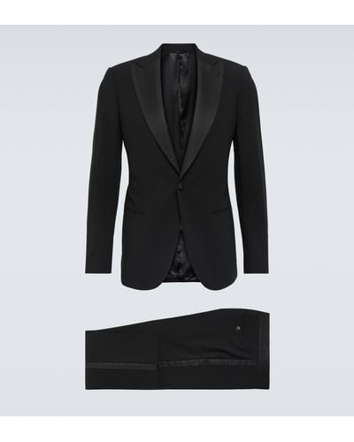 Giorgio Armani Virgin Wool Tuxedo - Black