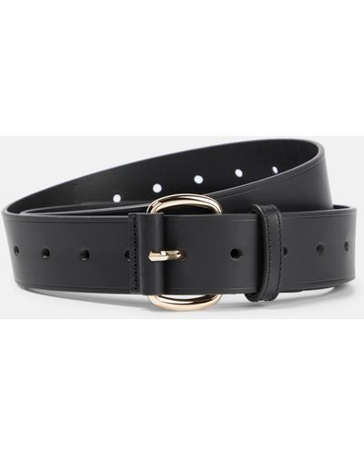 Vivienne Westwood Roller Buckle Leather Belt - Black