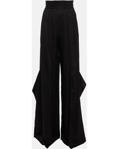 Maticevski High-rise Wide-leg Pants - Black