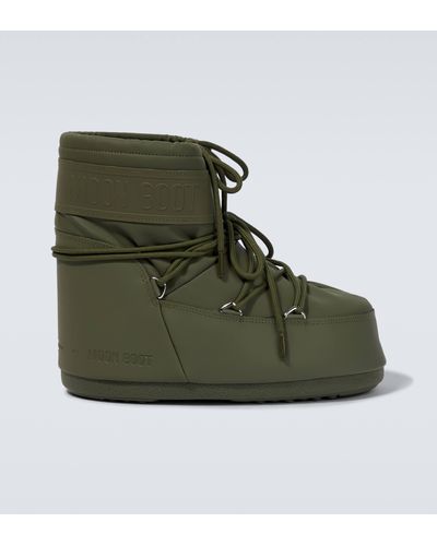 Moon Boot Icon Low Rubber Boots - Green
