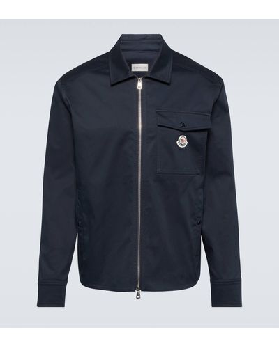Moncler Cotton Blouson Jacket - Blue