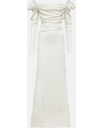 Vivienne Westwood Bridal Astral Crepe Satin Gown - White