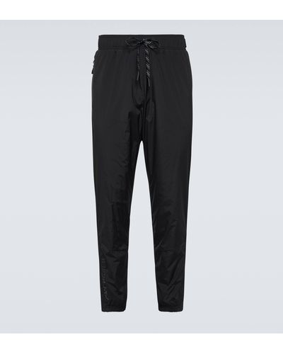 3 MONCLER GRENOBLE Technical Tapered Track Pants - Black