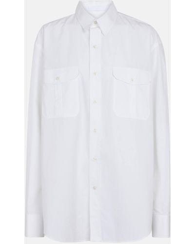 Wardrobe NYC Cotton Shirt - White