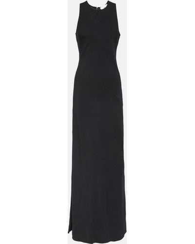 Ami Paris Jersey Maxi Dress - Black