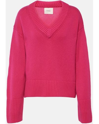Lisa Yang Aletta Cashmere Sweater - Pink