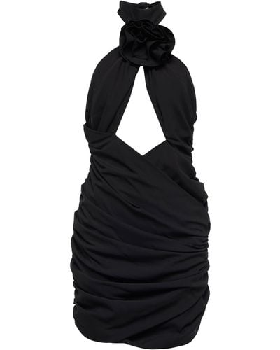 Magda Butrym Cutout Silk-blend Minidress - Black