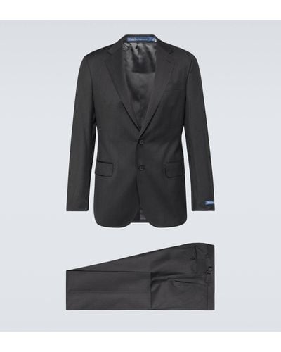Polo Ralph Lauren Single-breasted Wool Suit - Black