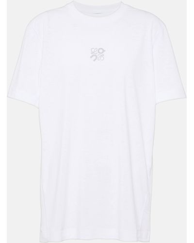 Loewe X On Logo Jersey T-shirt - White