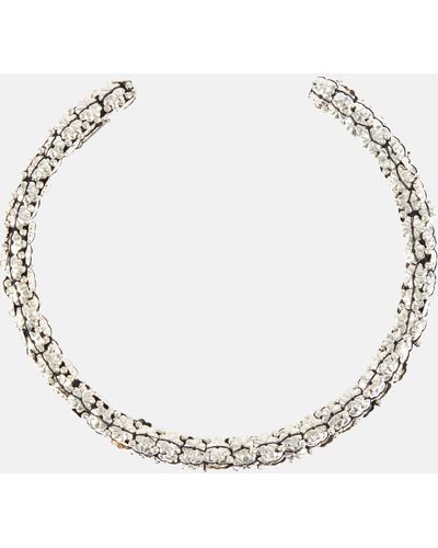 Isabel Marant Embellished Brass Necklace - Metallic