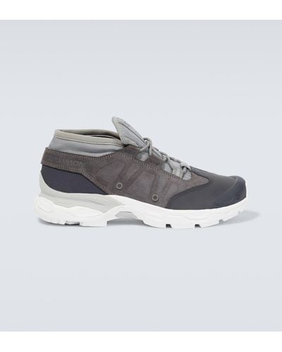 and wander X Salomon Jungle Ultra Low Sneakers - Grey