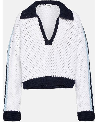 The Upside Rematch Yvette Cotton Sweater - Blue