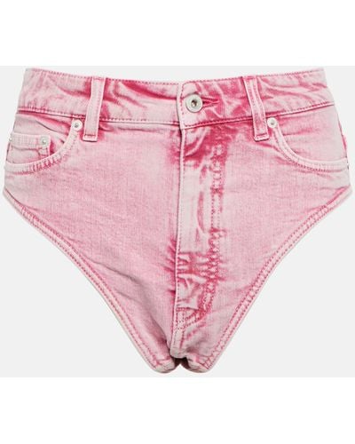 Y. Project Denim Shorts - Pink