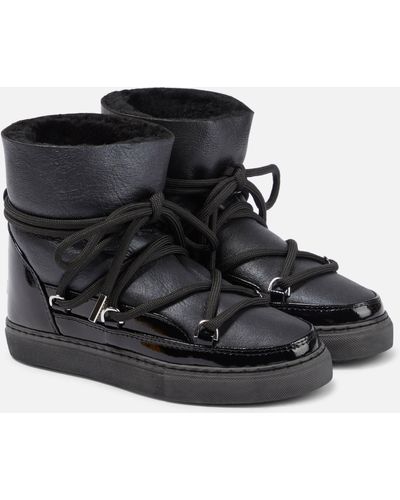 Inuikii Leather Ankle Boots - Black