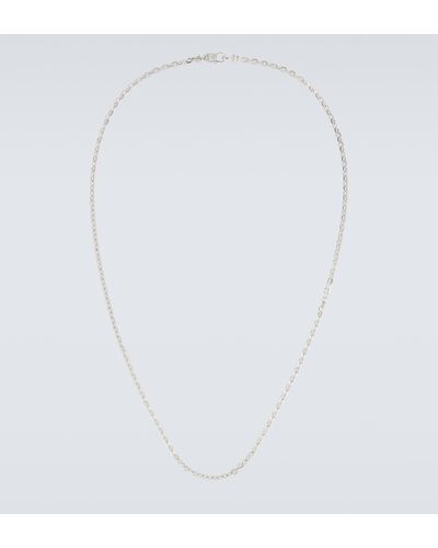 Tom Wood Anker Sterling Silver Chain Necklace - White