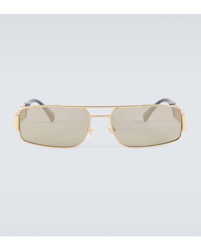 Versace Aviator Sunglasses - Natural