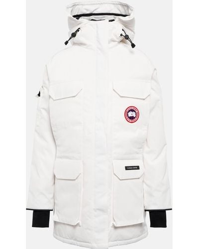 Canada Goose Women Expedition Parka Fusion Fit Heritage - White