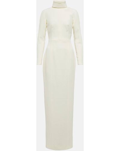 Emilia Wickstead Georgia Crepe Gown - White