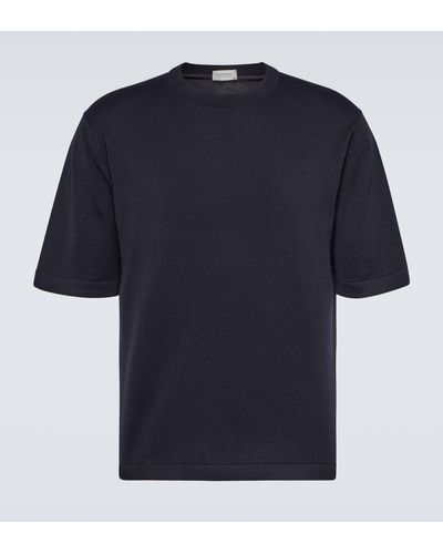 John Smedley Tindall Cotton Jersey T-shirt - Blue