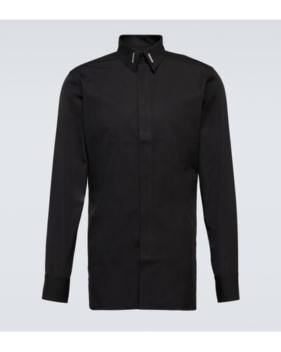 Givenchy Cotton Poplin Shirt - Black