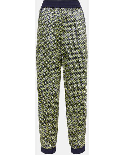 3 MONCLER GRENOBLE Printed Sweatpants - Green