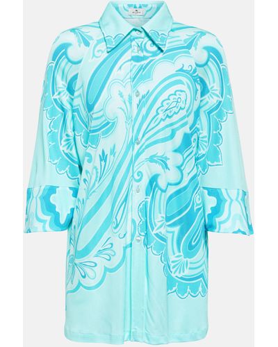 Etro Paisley Shirt - Blue