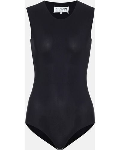Maison Margiela Sleeveless Stretch-jersey Bodysuit - Black