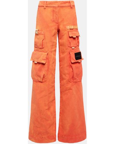 Orange Wide-leg and palazzo pants for Women