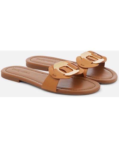 See By Chloé Chany Leather Sandals - Brown