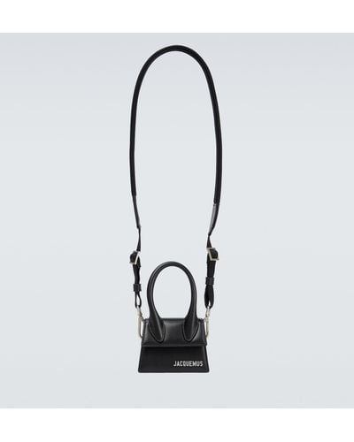 Jacquemus Le Chiquito Logo-embellished Mini Leather Bag - Black