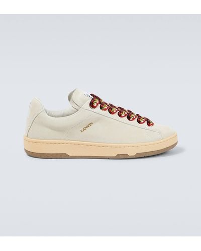 Lanvin Lite Curb Low Top Sneakers - White